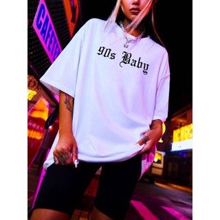 Camiseta Oversized Estilo de Rua 90