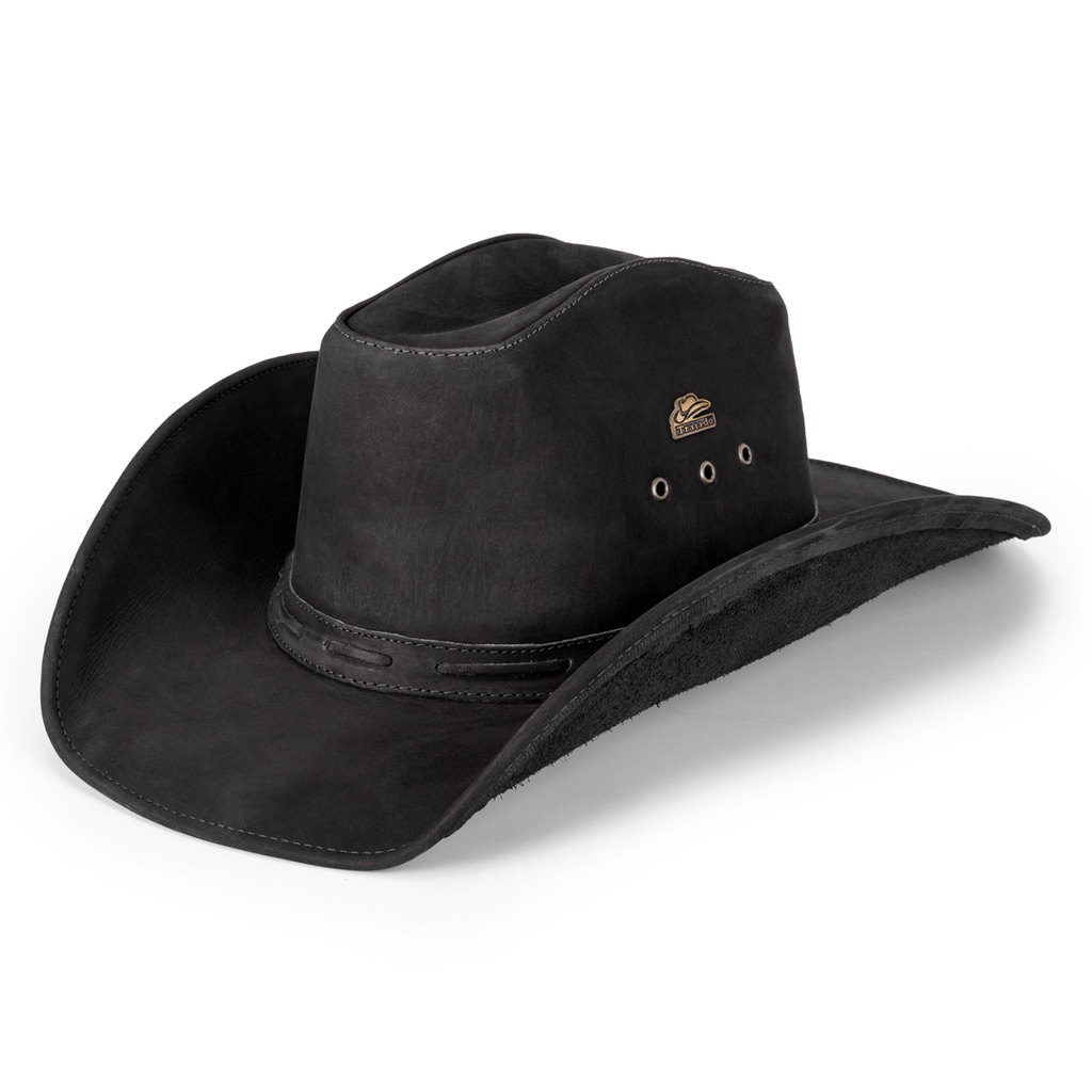 Chapéu Cowboy Country Americano Masculino Feminino Preto e Branco