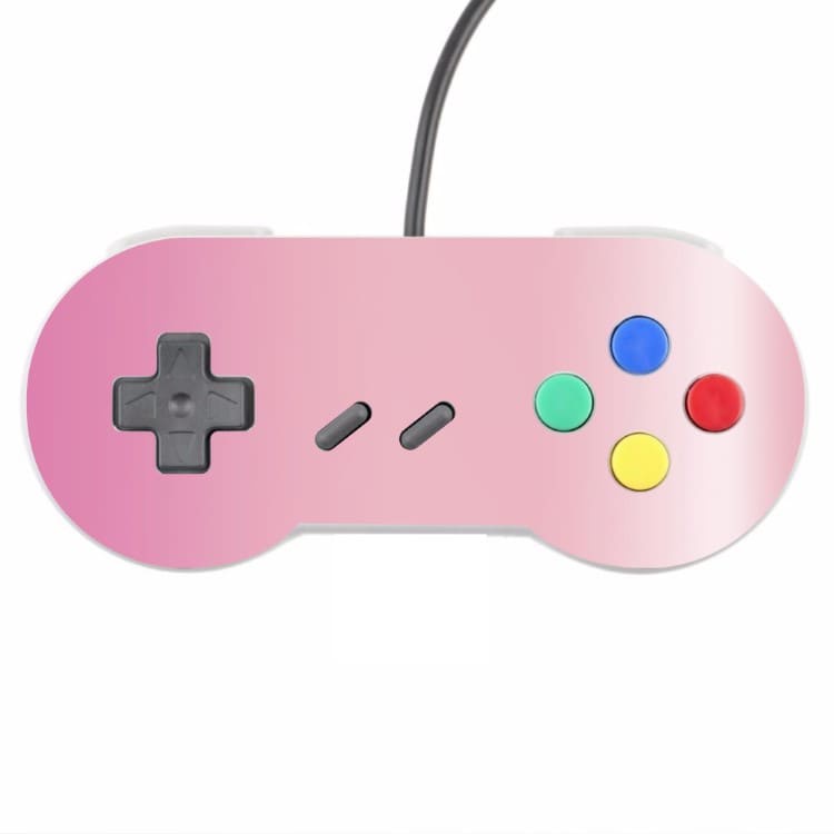 Skin Controle Snes Adesivo Nintendo Skin Pelicula Protetora Brilho Cor Rosa