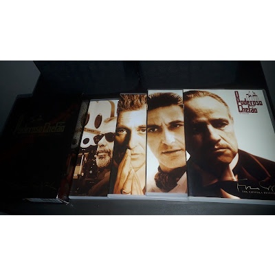Box 4 DVD's O Poderoso Chefão The Coppola Restoration 2008