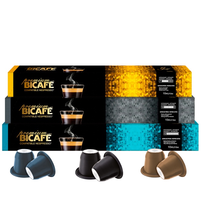 Kit 30 Cápsulas Café Bicafé Premium P/ Máquinas Nespresso* em Oferta na Shopee