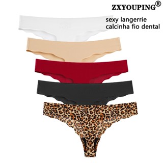 kit ZXYOUPNG 1/5 langerrie feminina sexy puta fio dental calcinha sem costura tangas