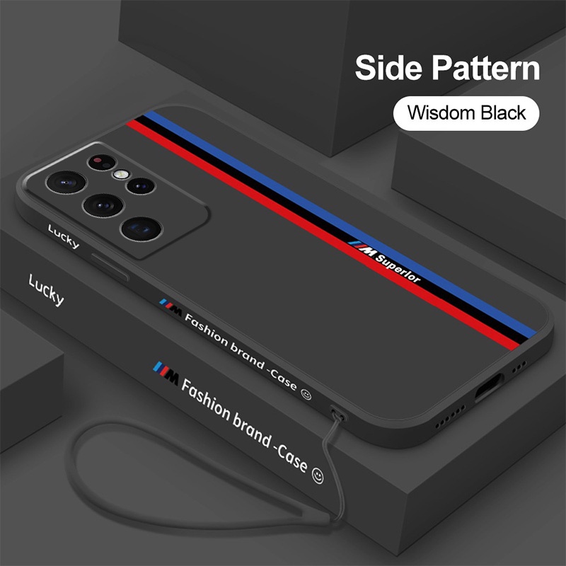 Capa De Moda Para Samsung S23 S22 S21 S20 Plus Ultra S20FE S21FE Silicone Resistente A Queda S10 S9 S8