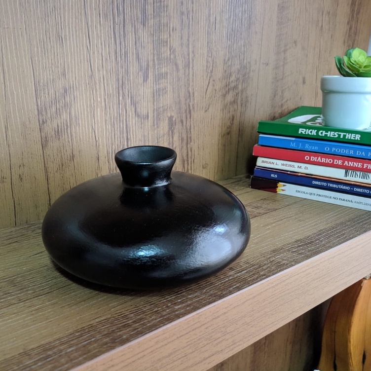 Vaso Decorativo Pequeno Preto - Comprar com Melhor Preço em Decoração