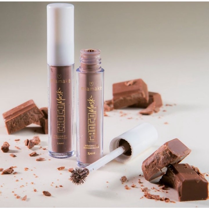 Máscara de Sobrancelhas Choco Mask Mia Make Alta fixação, penteia e tonaliza