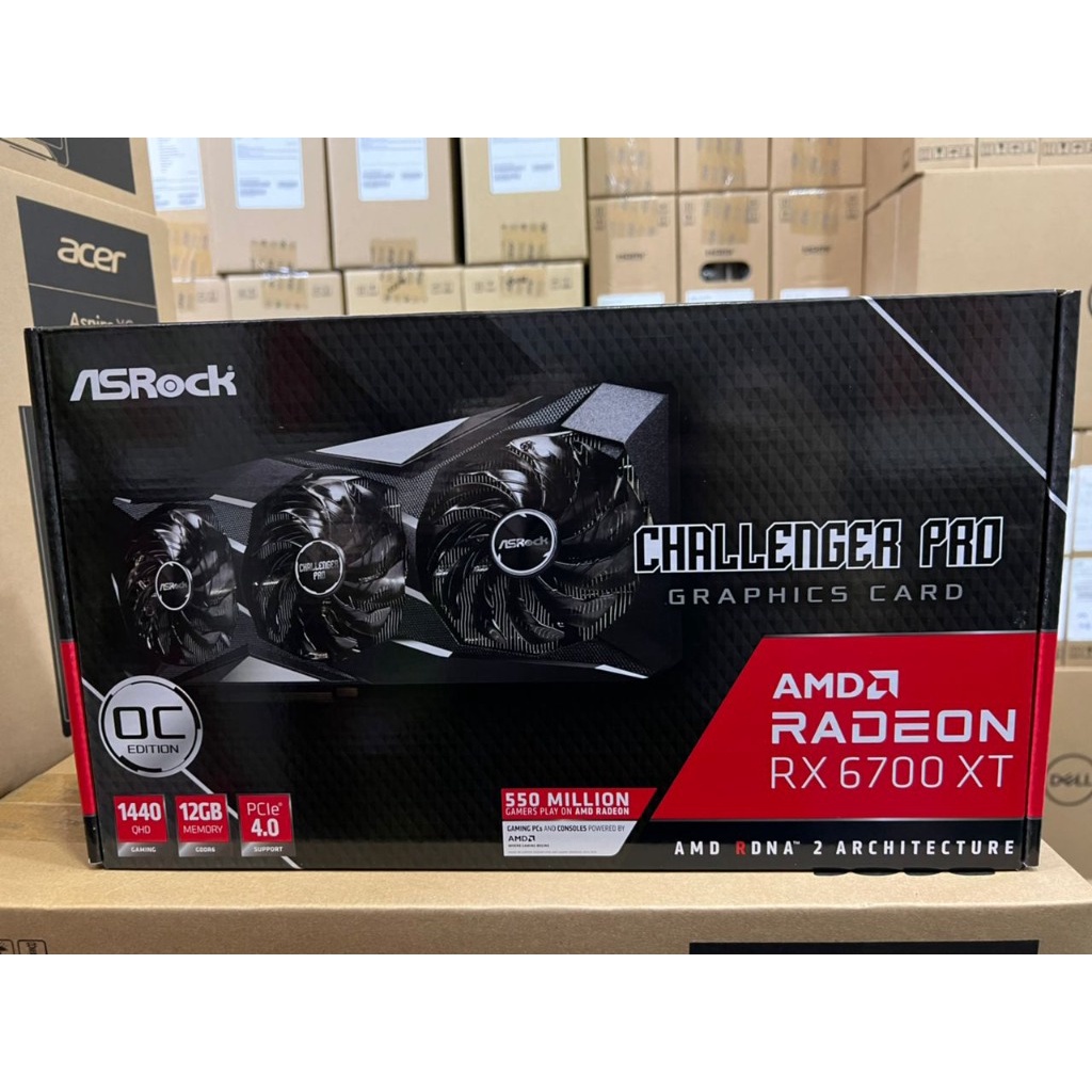 Placa de Vídeo ASRock Radeon Challenger RX6700XT Pro - 12GB - GDDR6 ...