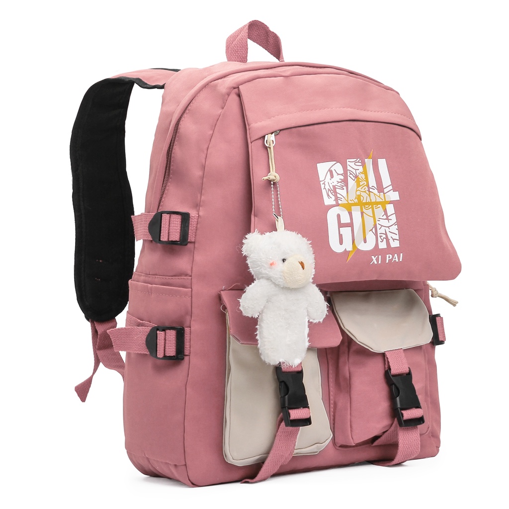 Mochila Bolsa Estojo Escolar Juvenil 7 Divisórias Conjunto Para Escola Feminino Masculino Grande