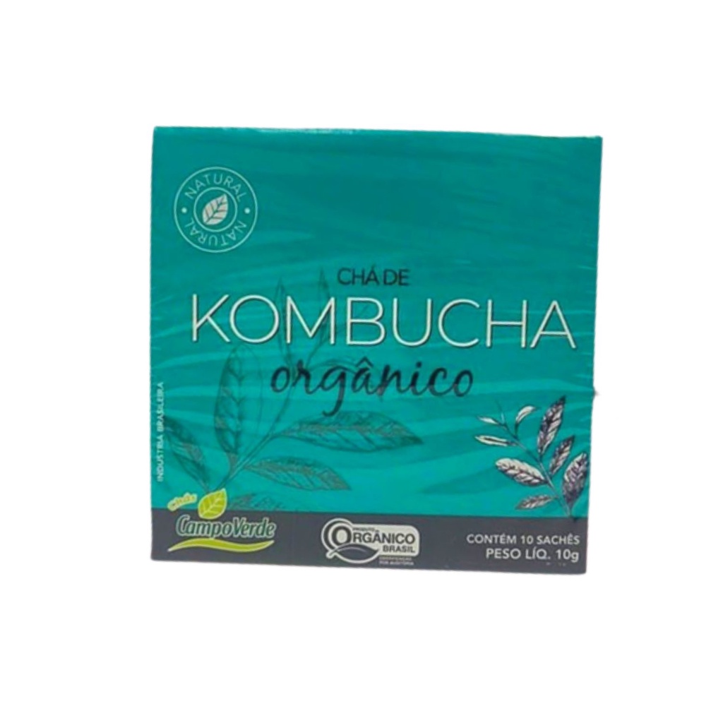 Chá Kombucha Verde com Mate