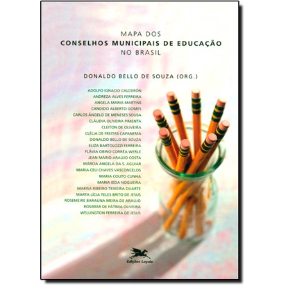 Mapa dos conselhos municipais de educação no Brasil