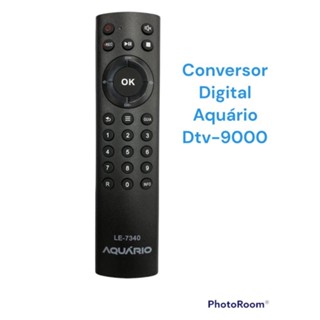 controle remoto conversor digital Aquário DTV-9000