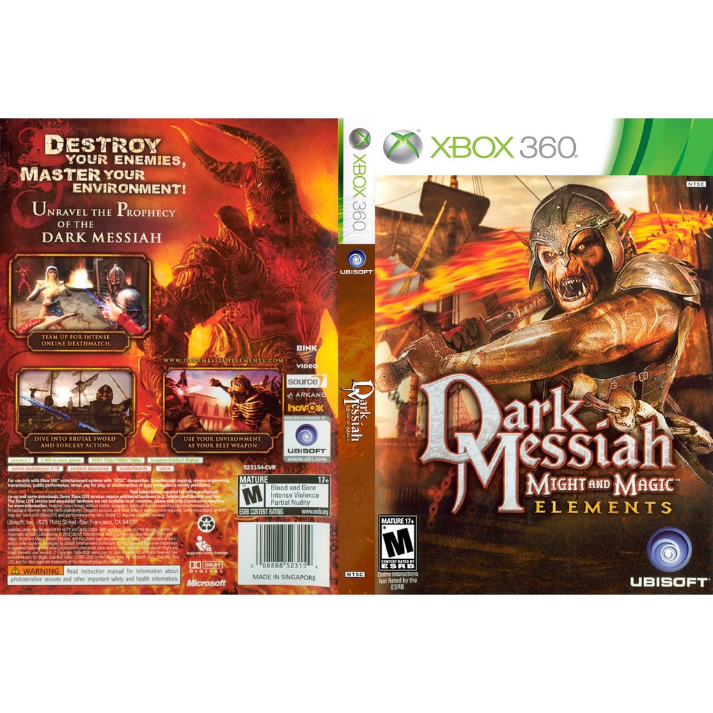Dark Messiah of Might & Magic Elements [ Xbox 360 LT 3..0 ou RGH 3.0 ]