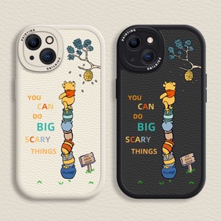 Capa iPhone Para 14/13/12/11 Promax Winnie Catches Bees Flexível 6/7/8 Plus/X/XR/Xs Max