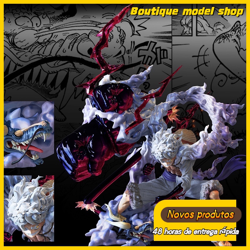 One Piece Figura De Batalha Da Five-Gar Sol/Deus/Luffy/Ilha/Endgame/Frutas