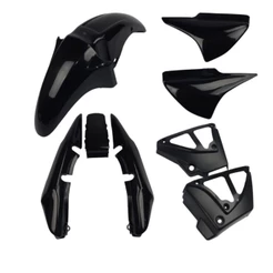 Kit Carenagem Complemento Cg 150 Titan 2004 A 2008 Preto