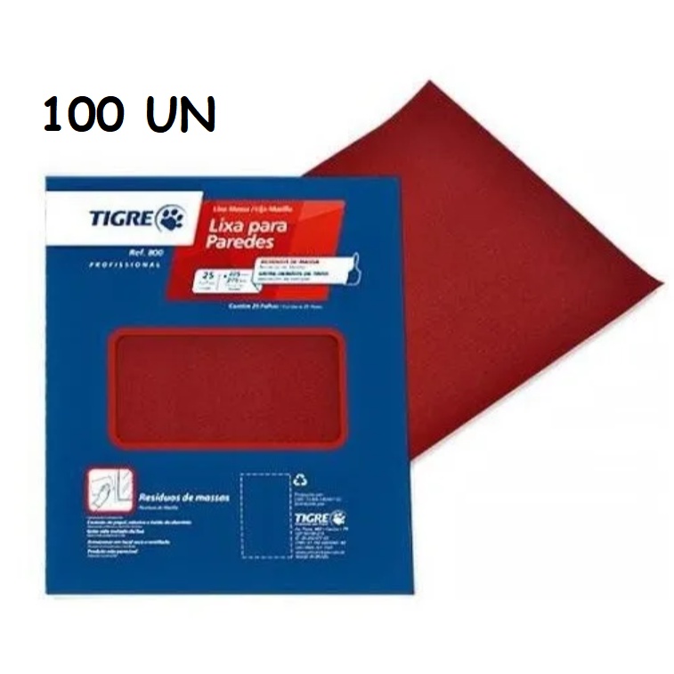 Lixa De Massa Parede Madeira Gesso Casa 100, 150, 180, 220 C/100 Peças em Oferta na Shopee