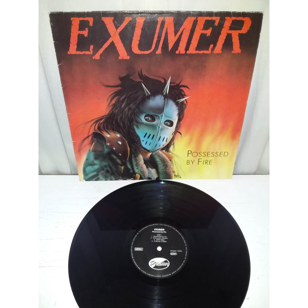 LP Exumer - Possessed by fire. Importado.Primeira prensagem.( Kreator, Sodom, Destruction, Possessed, Exodus )