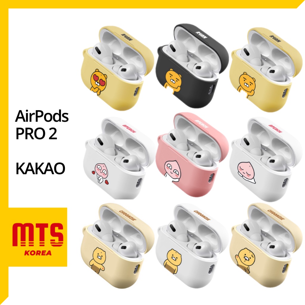 Coreia KAKAO AirPods Pro 2 Capa Protetora Fone De Ouvido Resistente A Choques Ap