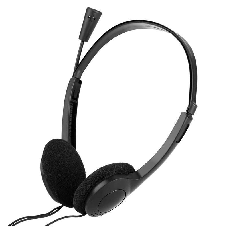 Headset Fone De Ouvido Com Fio e Microfone Multimídia Computador Desktop Notebook
