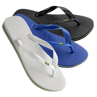 Kit 12 Chinelo Branco Bandeira Brasil Unissex Preto Azul Confortavel para Revenda Promoção Promoção