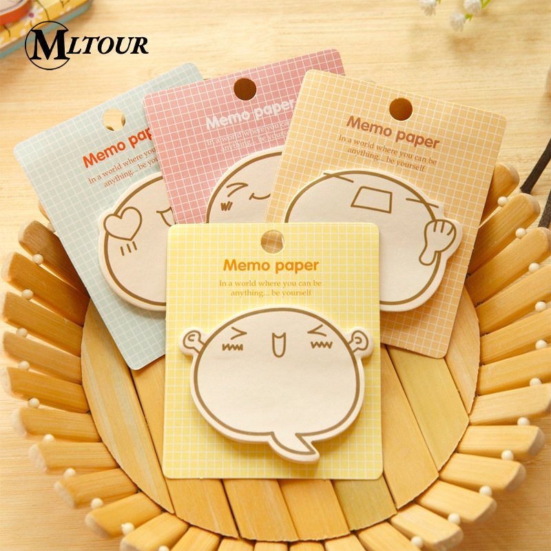 Emoticon de desenho animado criativo inspirador N Times Post Cute Notes Mensagem Note Notebook