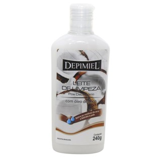 Leite de Limpeza Pós Depilatório Óleo de Coco Depimiel 240g
