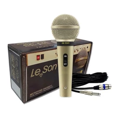 Microfone Le Son Sm 58 P-4 Dinamico Cardioide E Unidirecional Champanhe