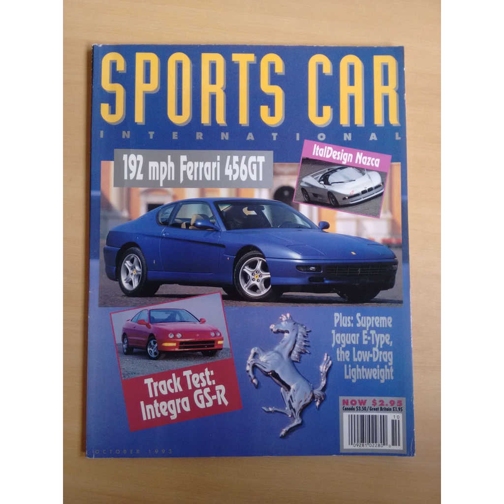 Revista Sports Car 10 Nazca Ferrari Jaguar Gt 170v