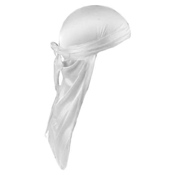 Dureg durag waves bandana Trap rapper, Branca. Shopee Brasil