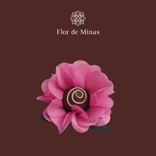 Forminhas para doces finos modelo margarida tons de rosa em Oferta na Shopee