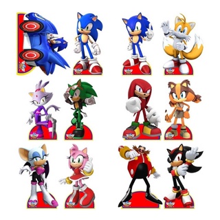 Sonic - 10 Displays De Festa De 20cm Totens em Oferta na Shopee