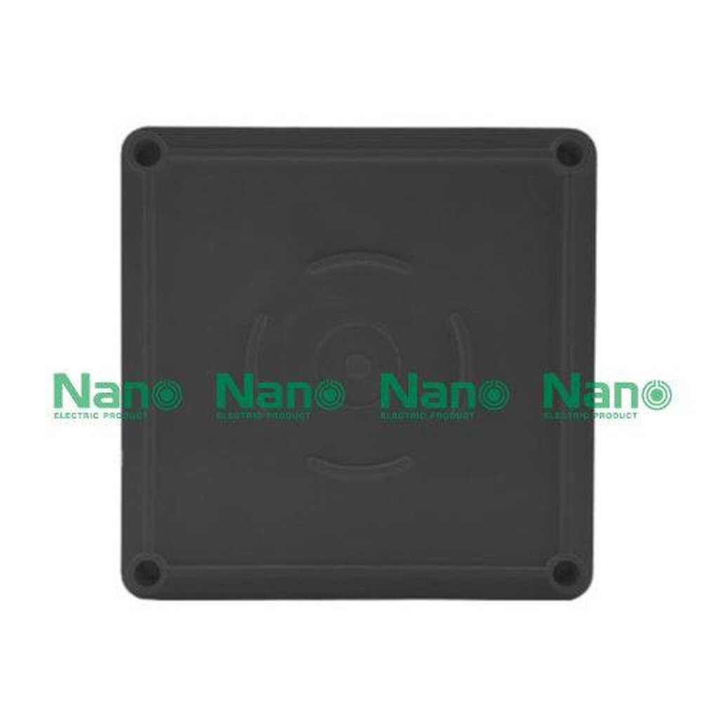 รูปสินค้า NANO Electric® NANO-204CB กล่องกันน้ำพลาสติก ฝาใส ขนาด W149xH149xD82.50 mm (JUNCTION BOX IP65) สีดำ