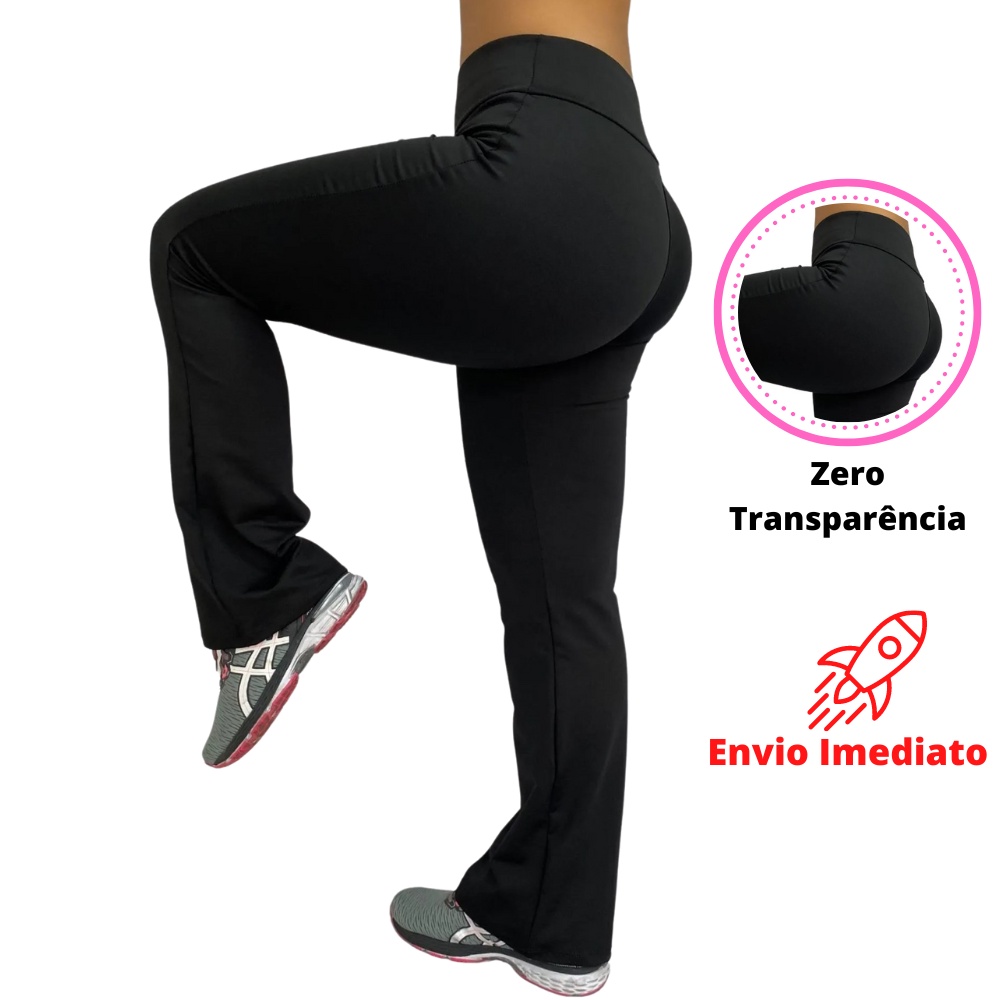 Calça Flare Feminina Boca De Sino Bailarina