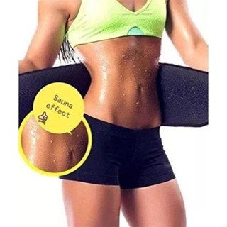 Cinta Abdominal Térmica Queima Gordura Tamanho Único Ajustável Preta MBFIT