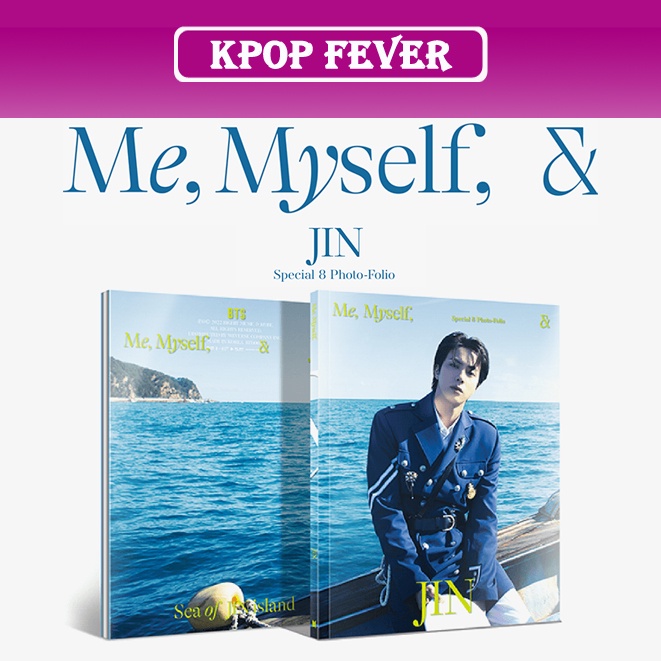 BTS JIN-SEA OF ISLAND Especial 8 Foto-FOLIO ME , MYSELF PHOTOBOOK
