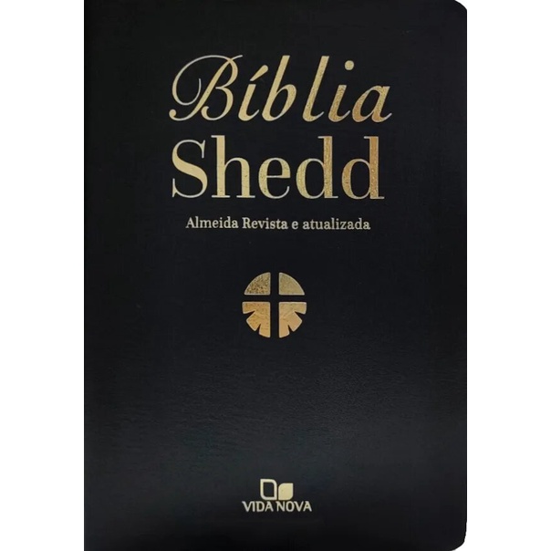 Bíblia Shedd - Couro Bonded Preta - Books & Magazines