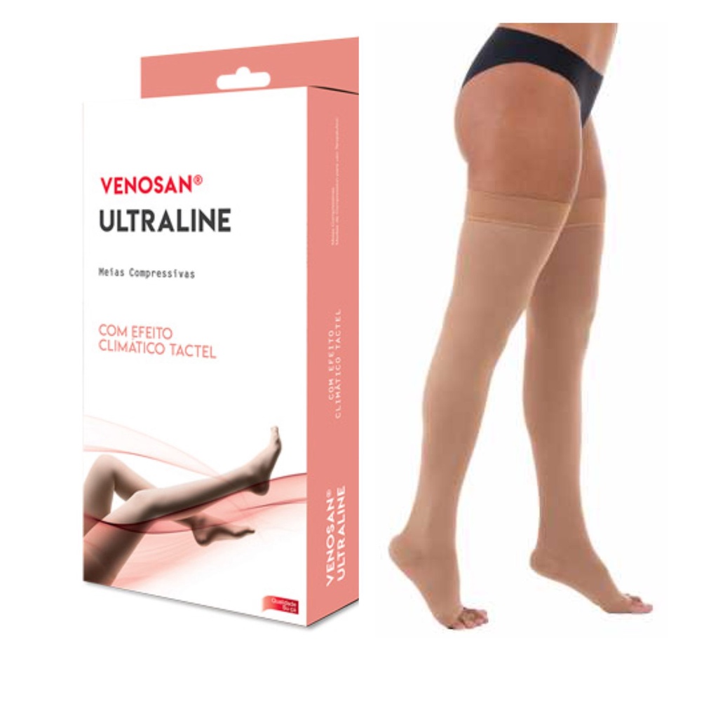 Meia 7/8 Média Compressão 20-30mmhg Ultraline 4000 - Venosan