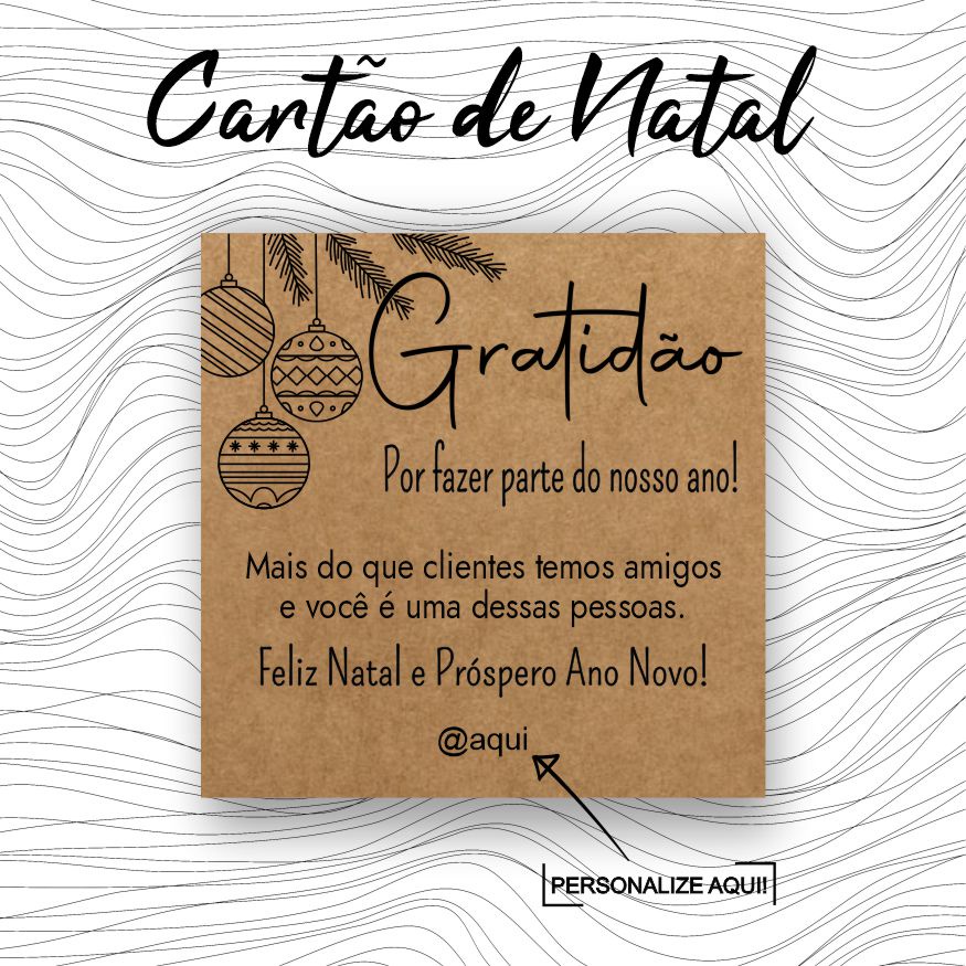 30 peças - Mini cartão Kraft Natal - Boas Festas - agradecimento ao cliente  - tag agradecimento | Shopee Brasil