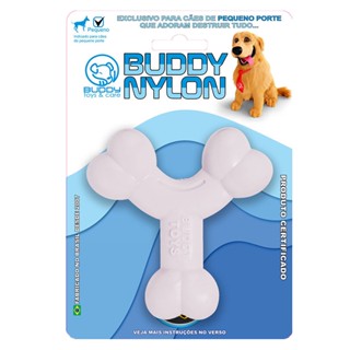 Mordedor Resistente Nylon Ossinho Buddy Toys