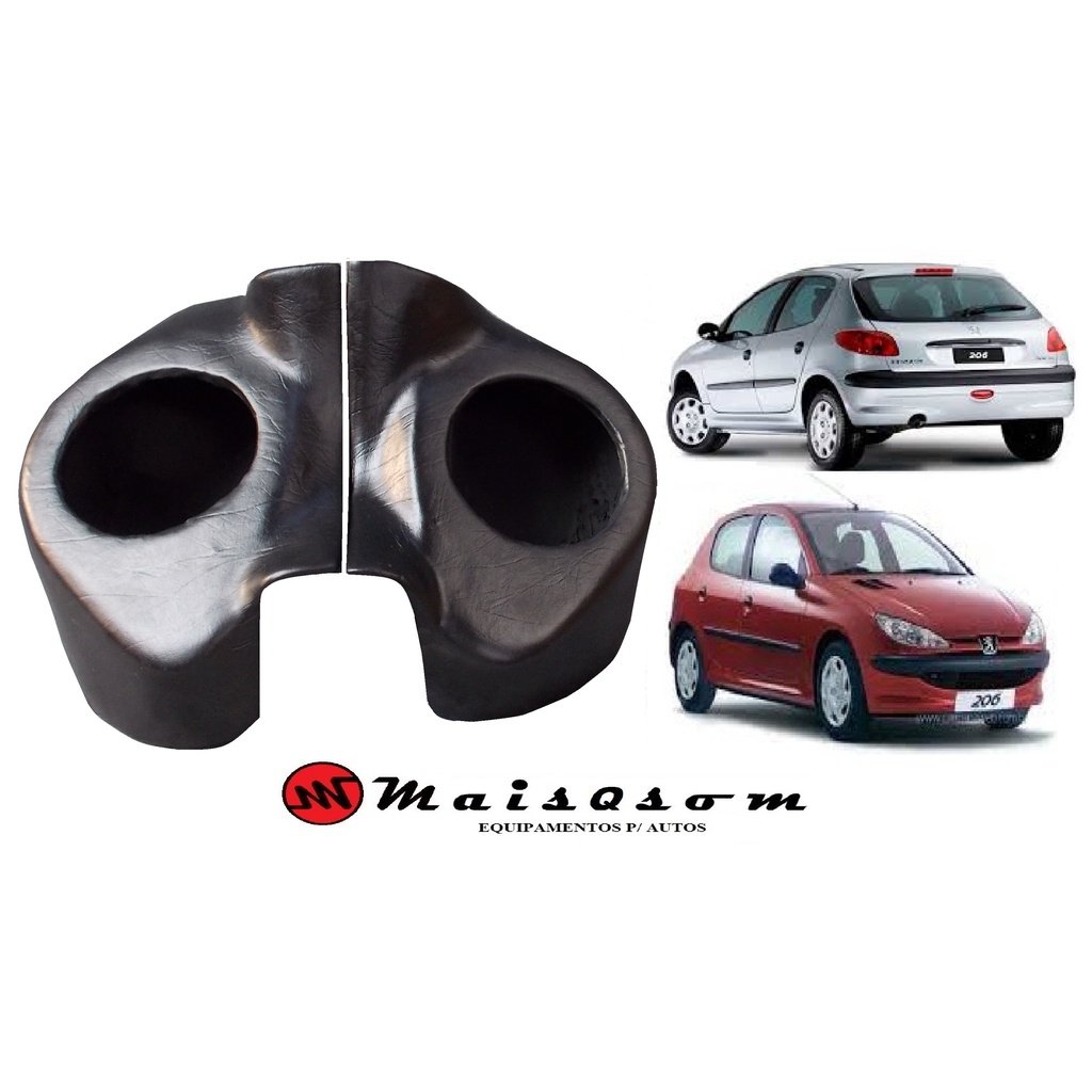 Caixa Pezinho Acústico p/ Peugeot 206 207