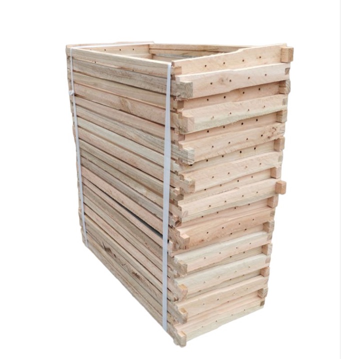 kit com 50 quadros/caixilhos de ninho para abelha apis padrão langstrooth Montados em Oferta na Shopee