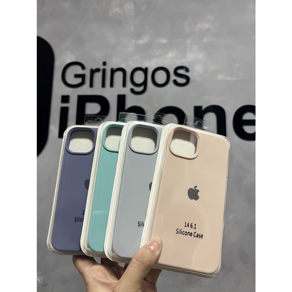 Capa Capinha Case silicone aveludada IPhone 14/14PULS