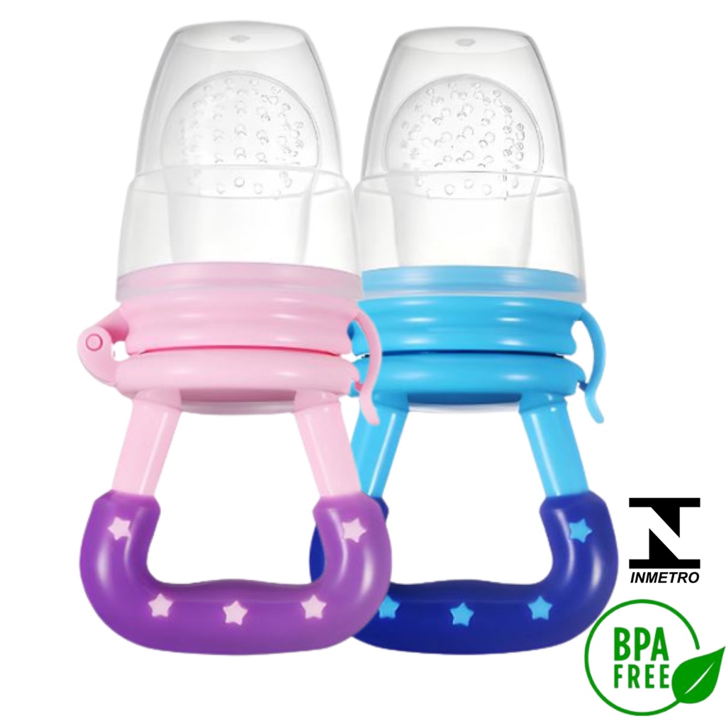Chupeta Mordida Alimentadora De Frutas Vegetais Porta Alimentos Para Bebê Chupeta Mordedor Silicone