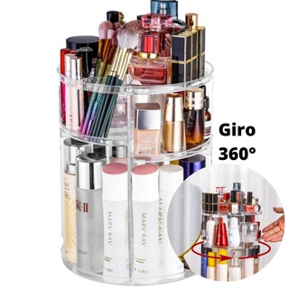 Organizador Suporte de Maquiagem Giratório 360° Make Maquiagem Cremes Pinceis ENVIO IMEDIATO
