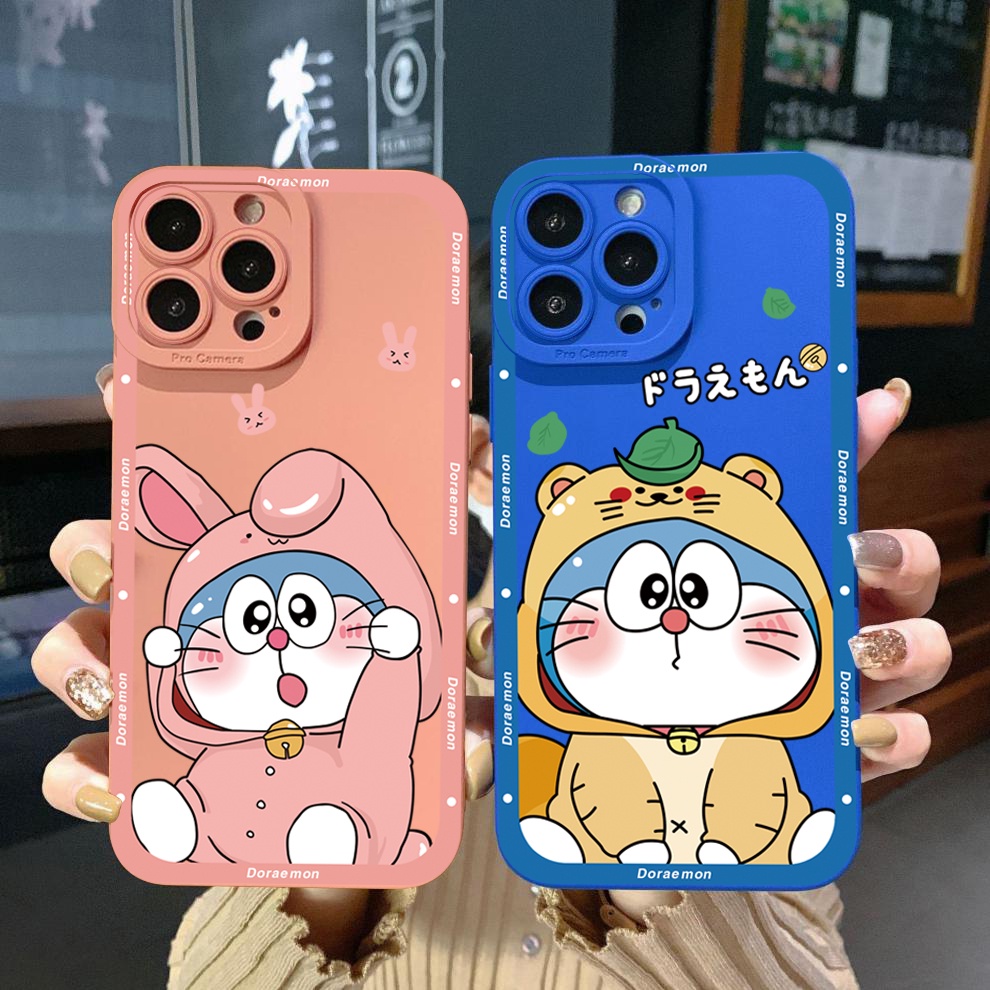 Jingle Cat Capinha De Silicone Para iPhone 13 Pro Max 12 14 Plus 11 8 7 XR SE 2022 Desenho Animado Casal Celular