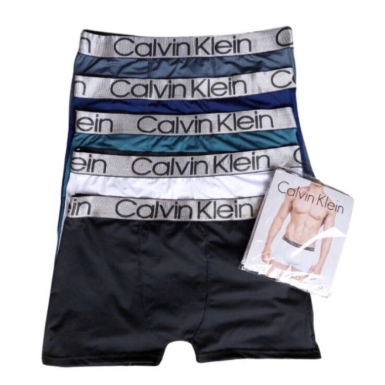 Kit 5 Cueca Box Boxer Calvin Masculino Lisa Cuecas Microfibra Adulto Klein Atacado Revenda