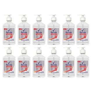 Kit 12 Alcool Em Gel 70o Inpm Rexona Original 500ml Pronta Entrega
