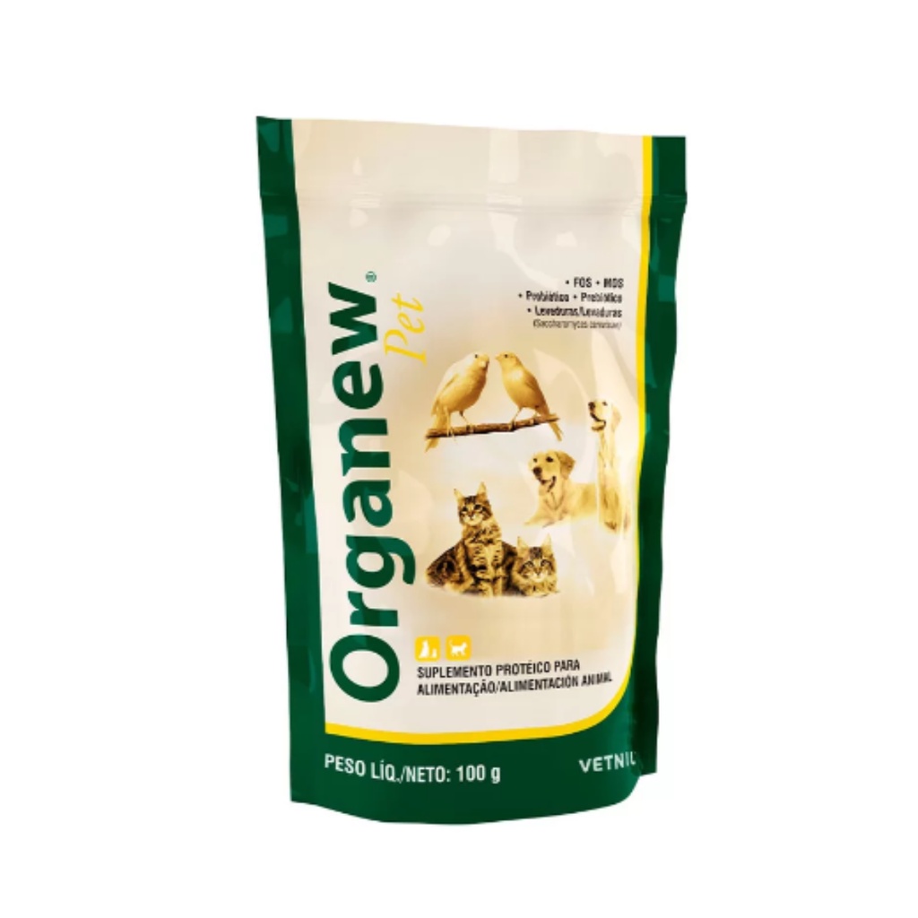 Organew 100g Vetnil Suplemento Probiótico e prebiotico para cachorros e Gatos contra diarréia- intestino saudável em Oferta na Shopee