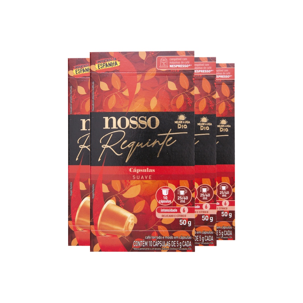 Capsula Café Suave Dia 50g - Pack 4 Unidades | Shopee Brasil