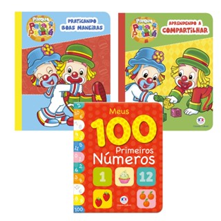 Kit Livros Patati-Patatá e 100 Primeiros Números Almofadados