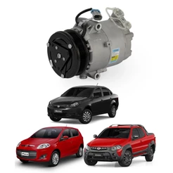 Compressor de Ar Condicionado Corsa Meriva Montana Fiat Palio Siena Strada Stilo Delphi CS10040 Original